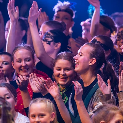Bilde fra "Den magiske lampen" forestillingen vår